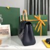 Goyard Blue Mini Goyardine Saigon Souple Dark blue Pony-