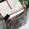 GOYARD Goyardine Capetien Messenger Bag Black Gold 1277533