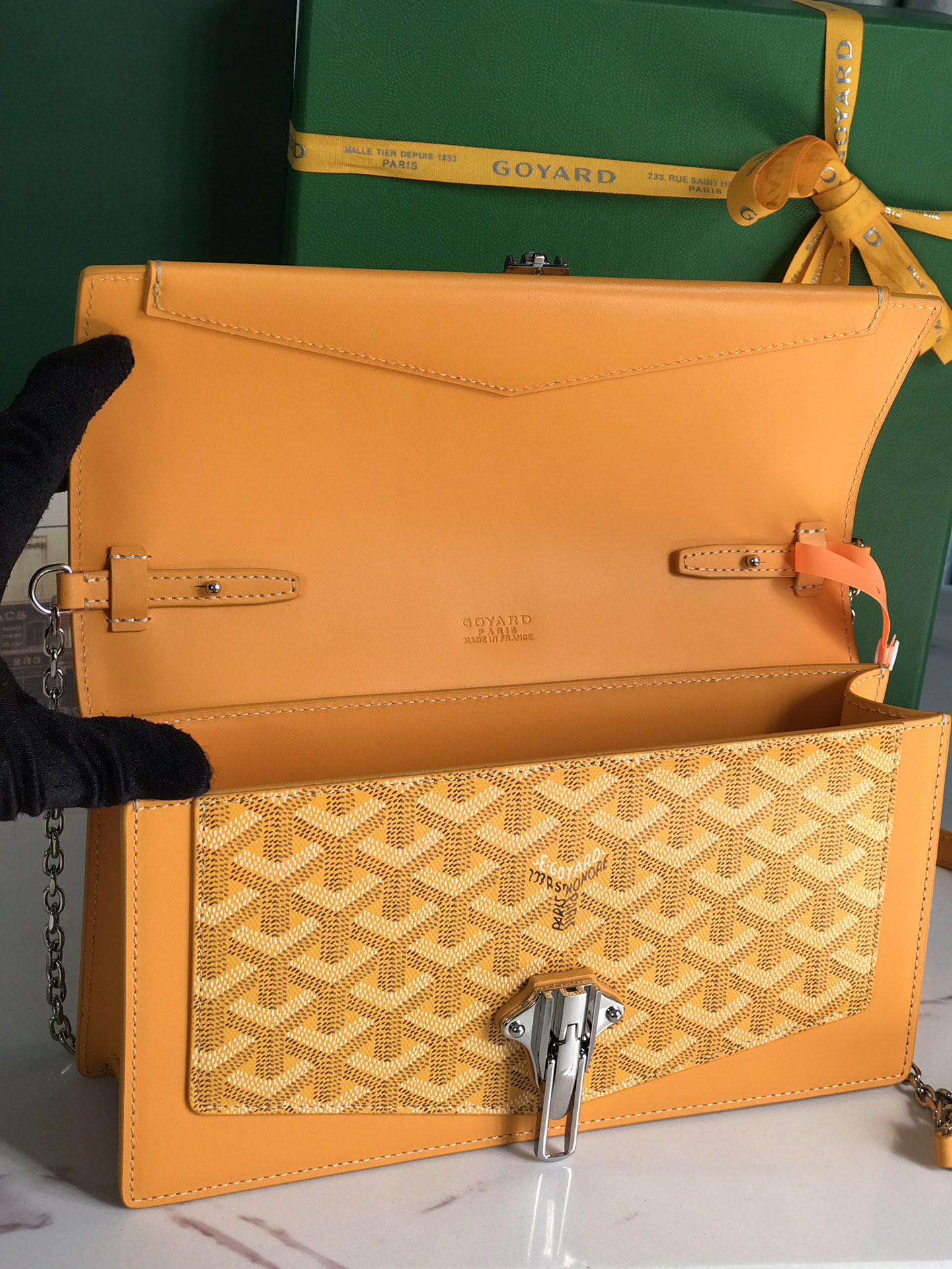 Goyard Duchesse Marie-Caroline Bag yellow