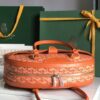 Goyard orange Chevron Print Coated Canvas St. Jeanne PM Bag | Yoogi's Closet