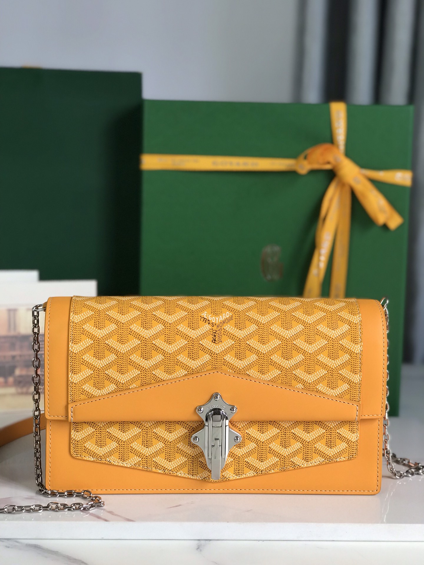 Goyard Duchesse Marie-Caroline Bag yellow