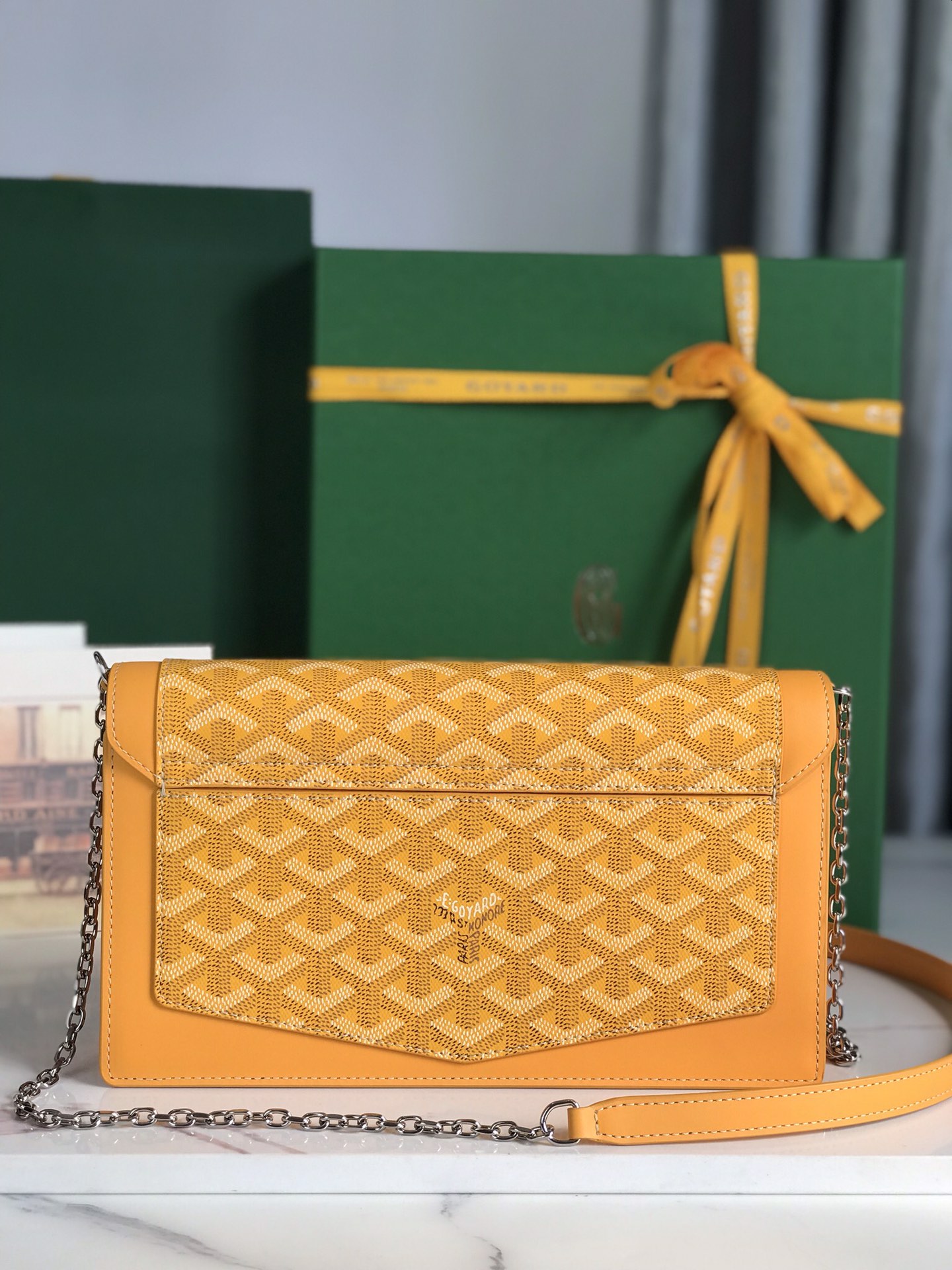 Goyard Duchesse Marie-Caroline Bag yellow