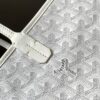 Goyard White Goyardine Artois GM Leather Cloth Pony-style calfskin Cloth ref.981279