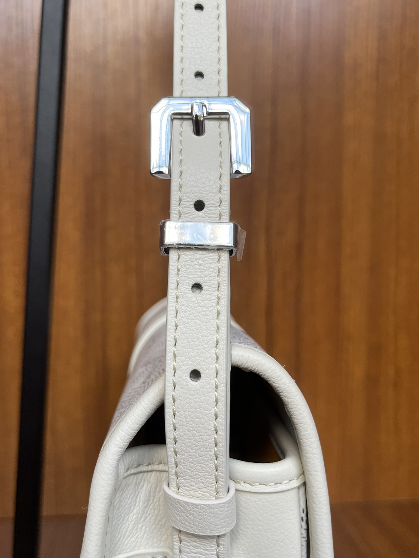 GOYARD Goyardine Belvedere II PM Messenger Bag White