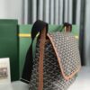 GOYARD Goyardine Capetien Messenger Bag Black Gold 1277533
