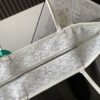 Goyard White Goyardine Artois GM Leather Cloth Pony-style calfskin Cloth ref.981279