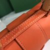 Goyard Saigon Souple Mini Orange Leather & Goyardine Canvas Bag