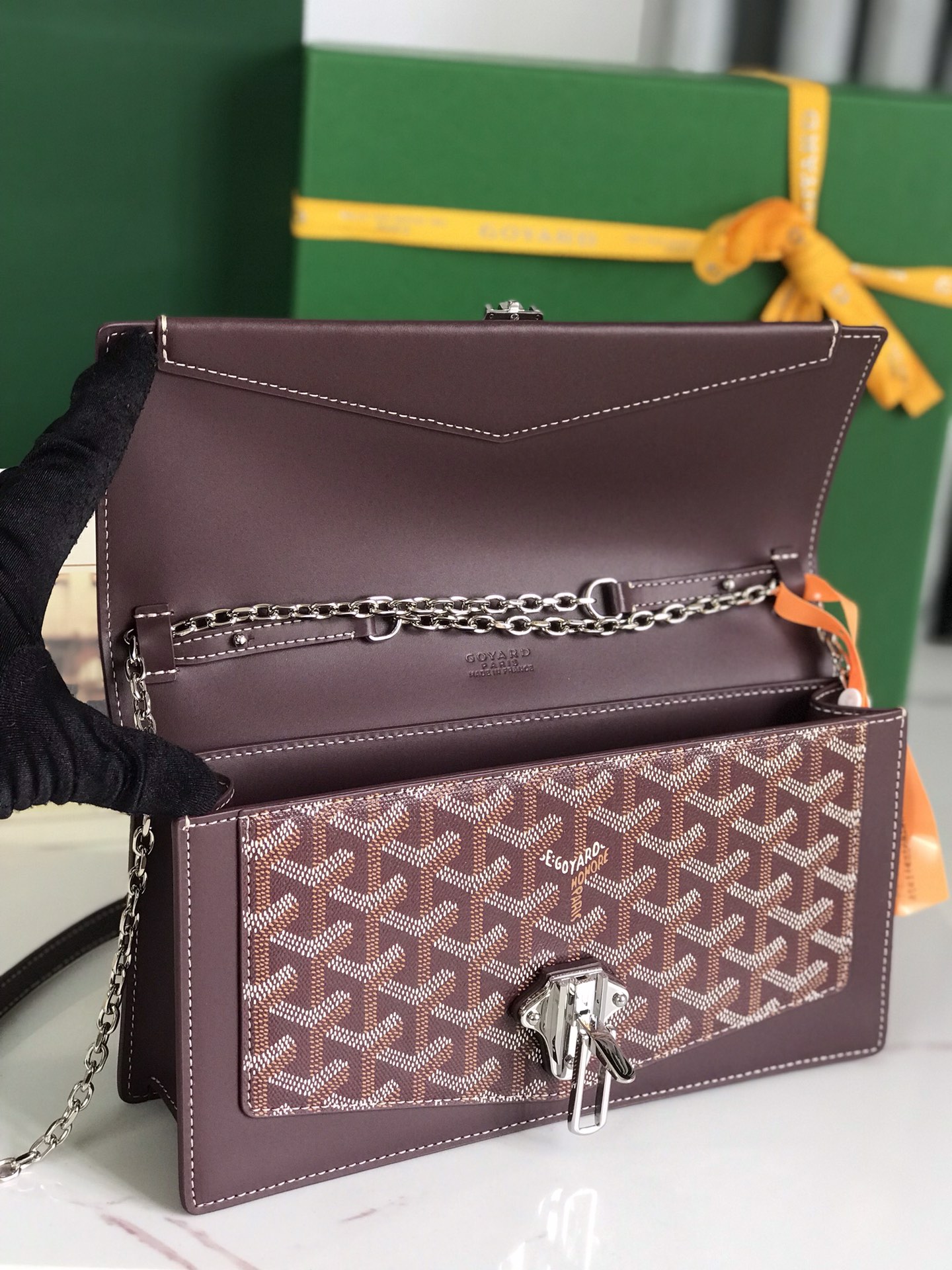 Goyard Duchesse Marie-Caroline Bag  Burgundy