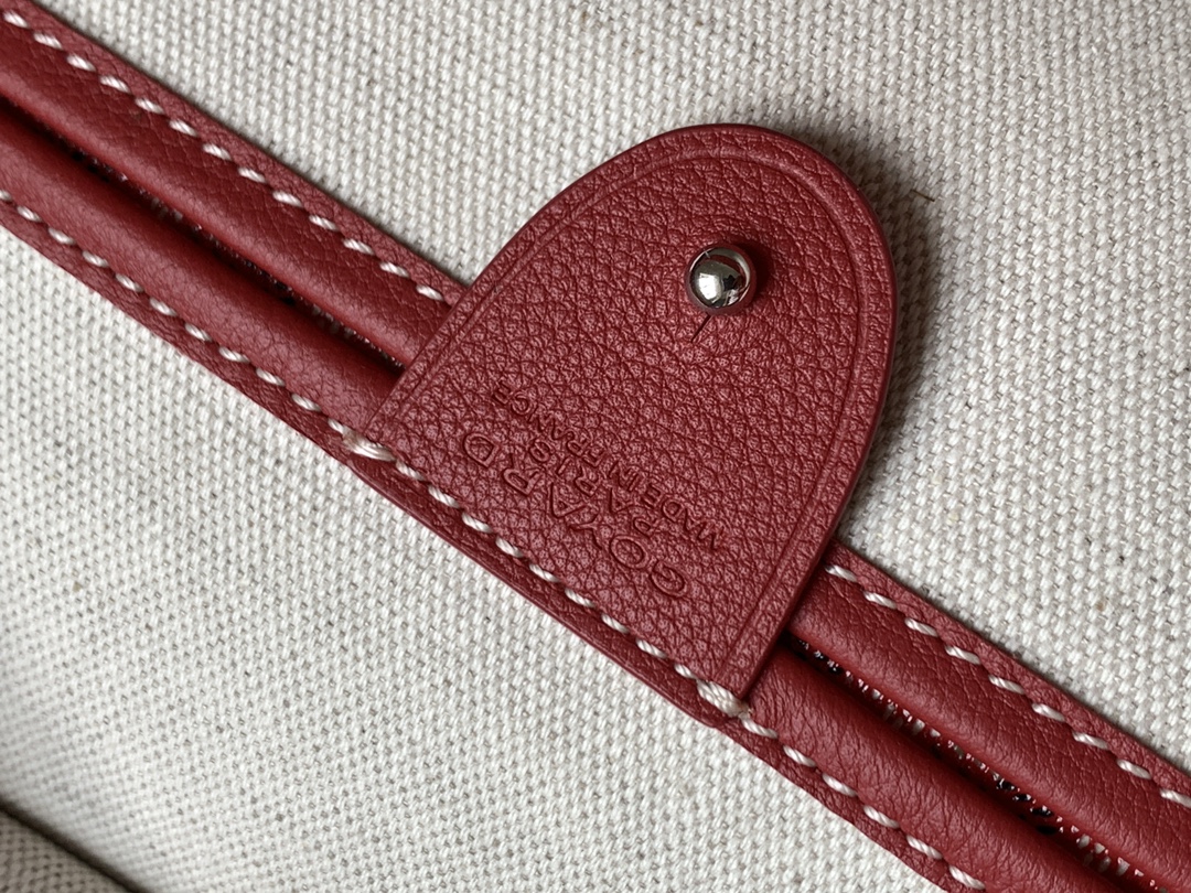 Goyard Artois Tote Coated Canvas PM Red 2752981