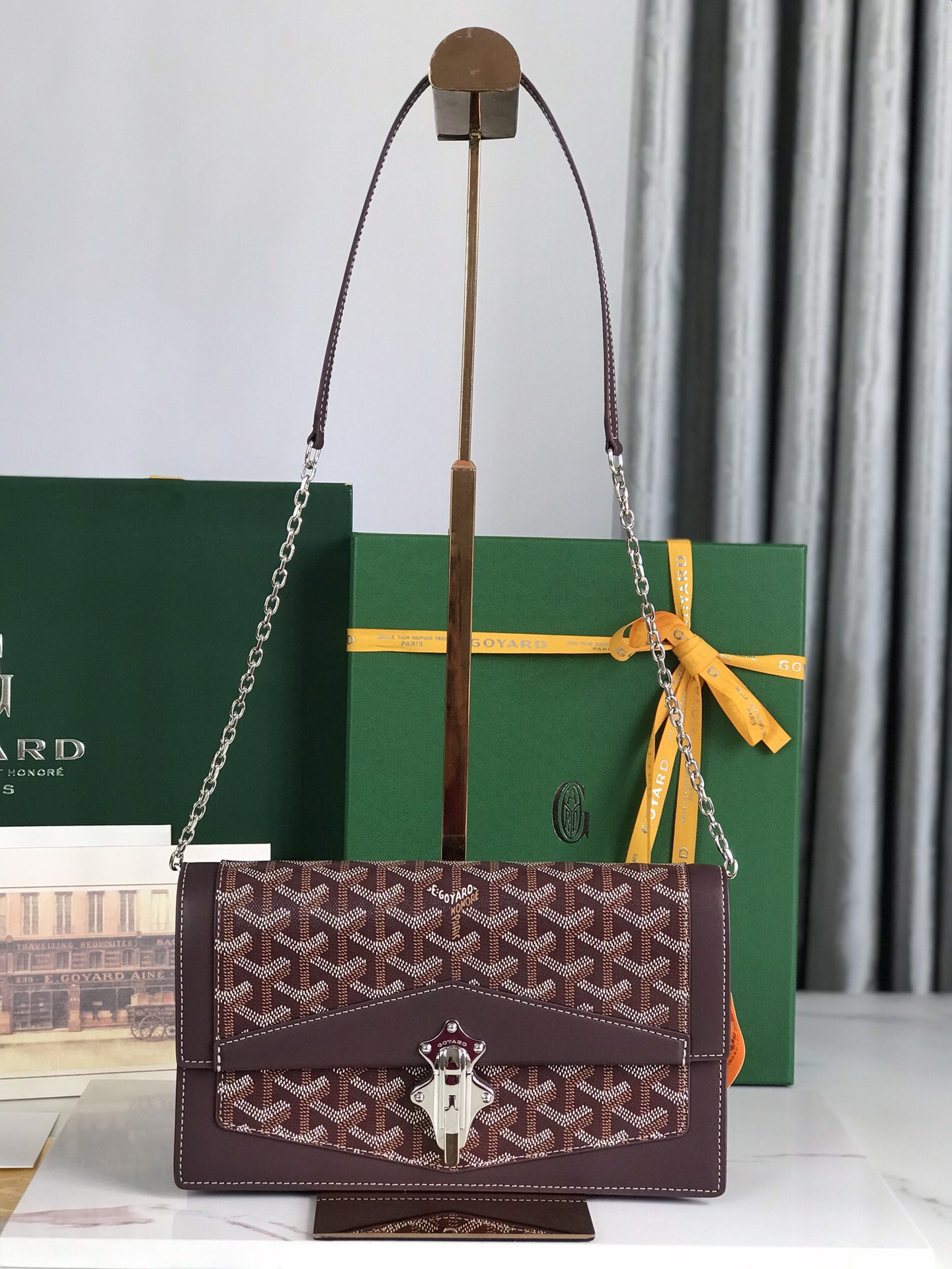 Goyard Duchesse Marie-Caroline Bag  Burgundy
