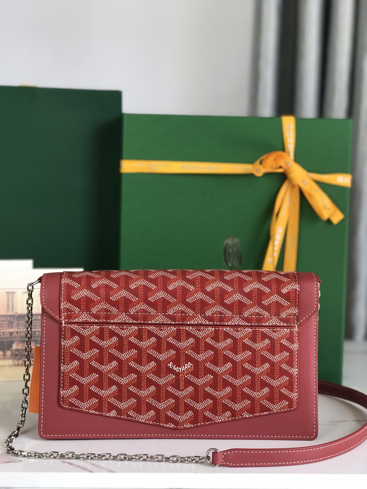 Goyard Duchesse Marie-Caroline Bag red
