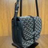 GOYARD Goyardine Belvedere II PM Messenger Bag Black