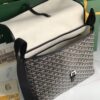 Goyard Capetien Messenger Bag Coated Canvas Black