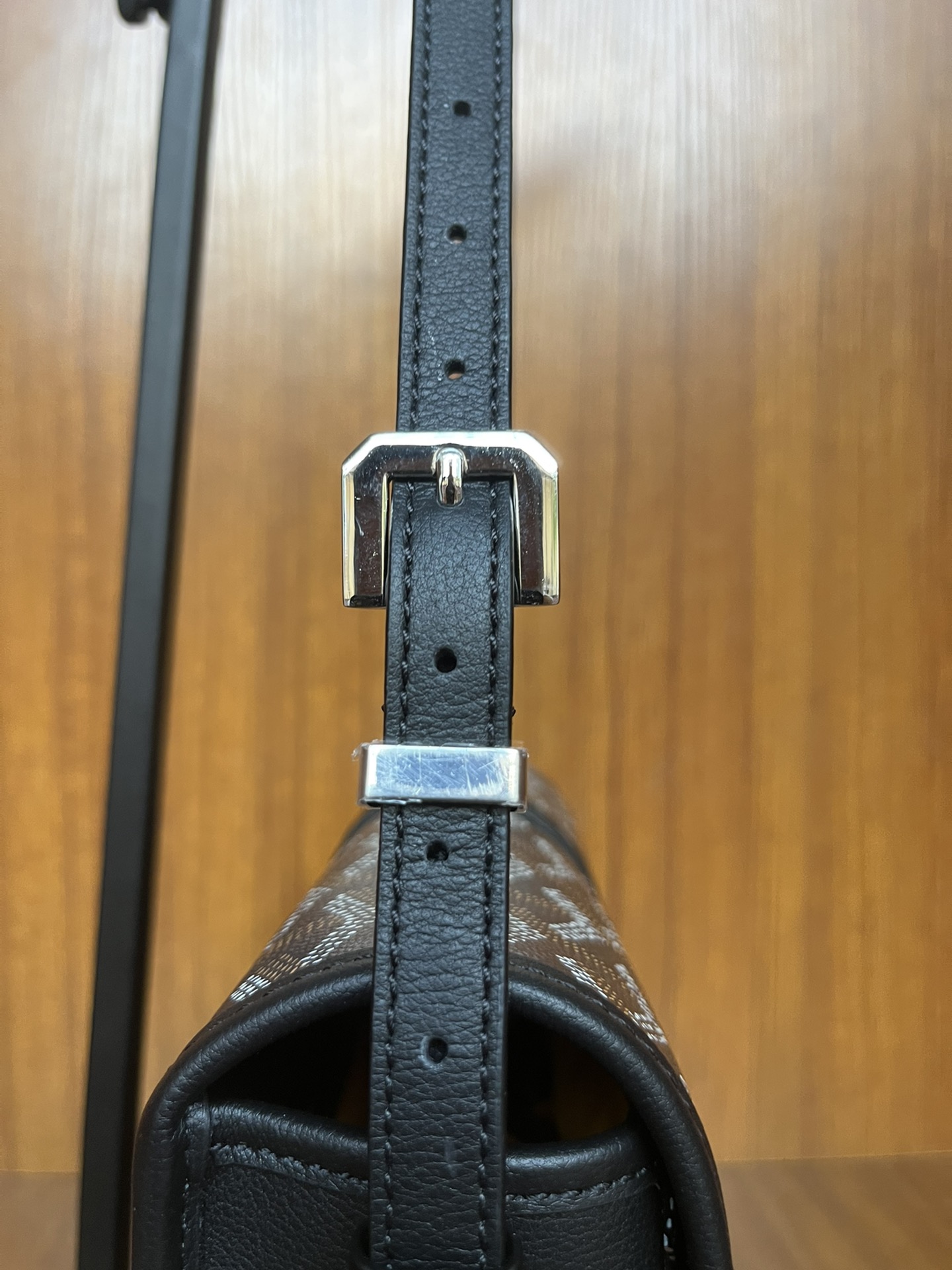 GOYARD Goyardine Belvedere II PM Messenger Bag Black