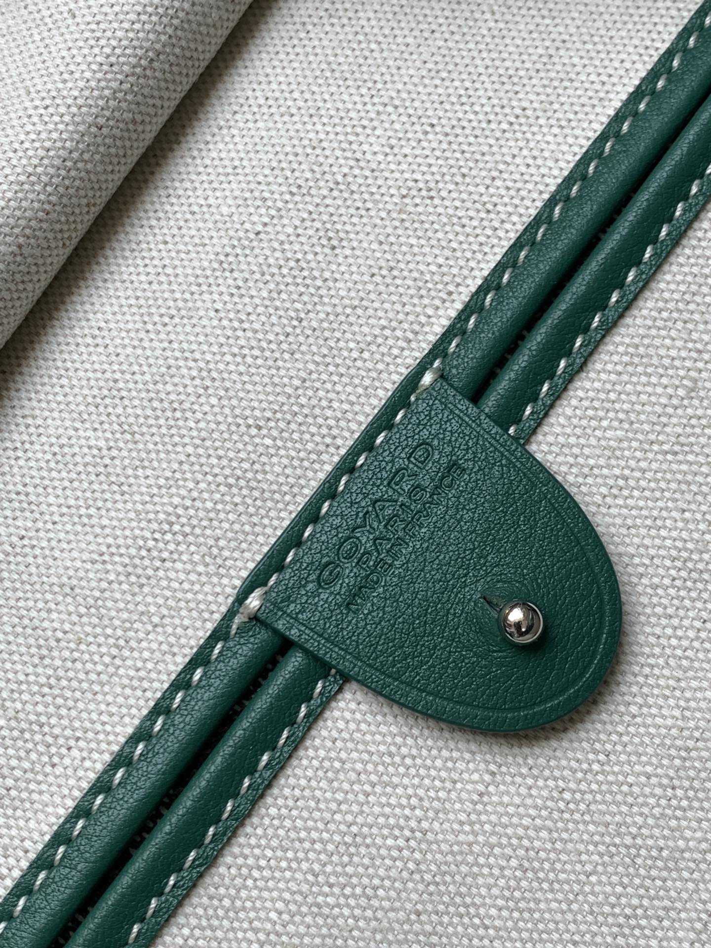 Goyard Artois Tote MM Green Goyardine Canvas &