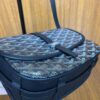 GOYARD Goyardine Belvedere II PM Messenger Bag Black