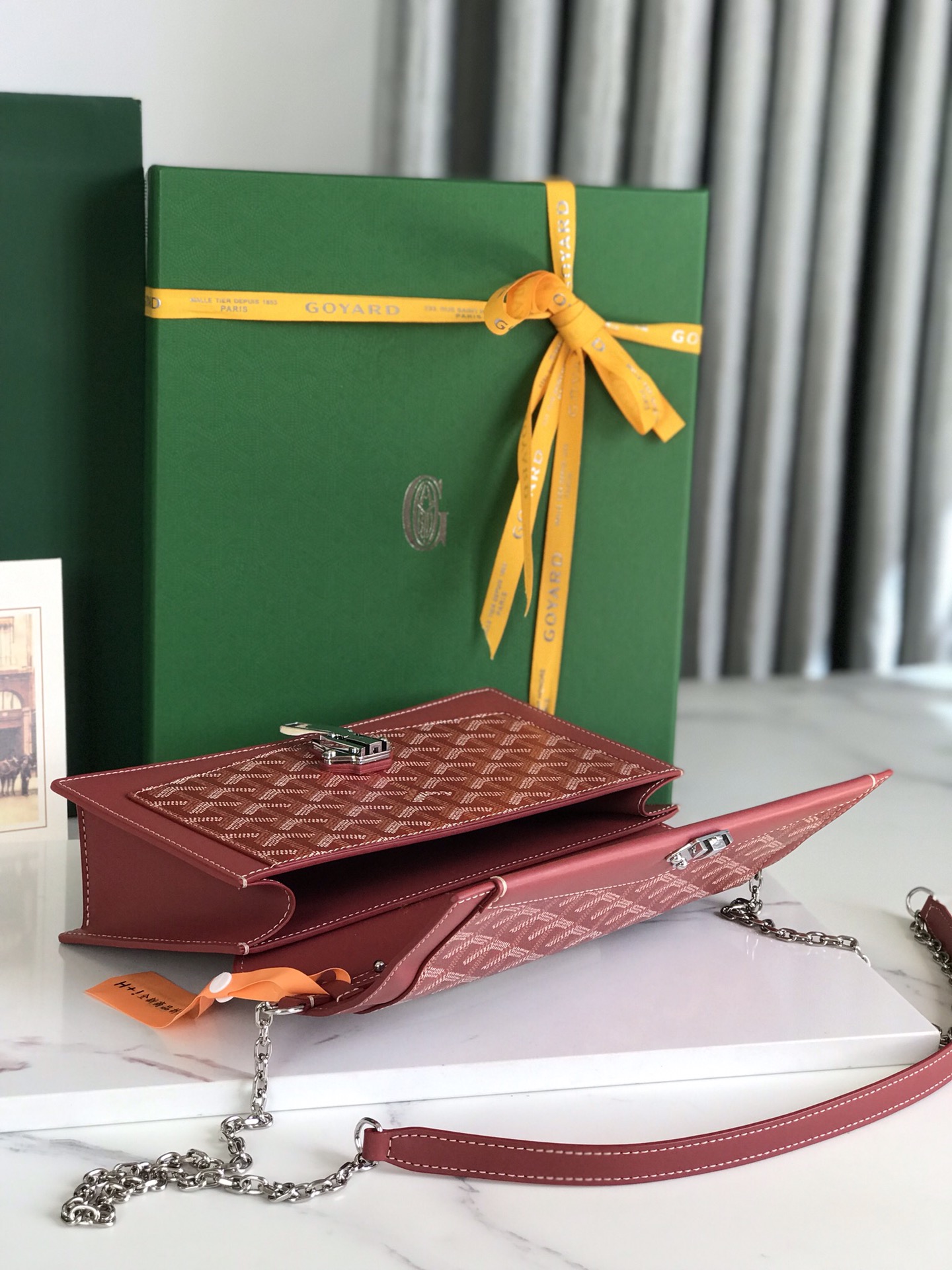 Goyard Duchesse Marie-Caroline Bag red