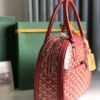 Goyard Saint Jeanne MM Red Leather Cloth ref