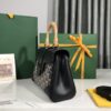 Goyard Black Coated Canvas Fabric Mini Goyardine Saigon