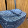 Goyard Navy Blue Goyardine Coated Canvas and Leather