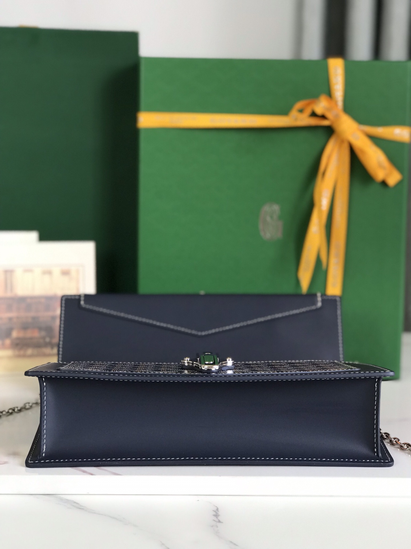Goyard Duchesse Marie-Caroline Bag blue navy