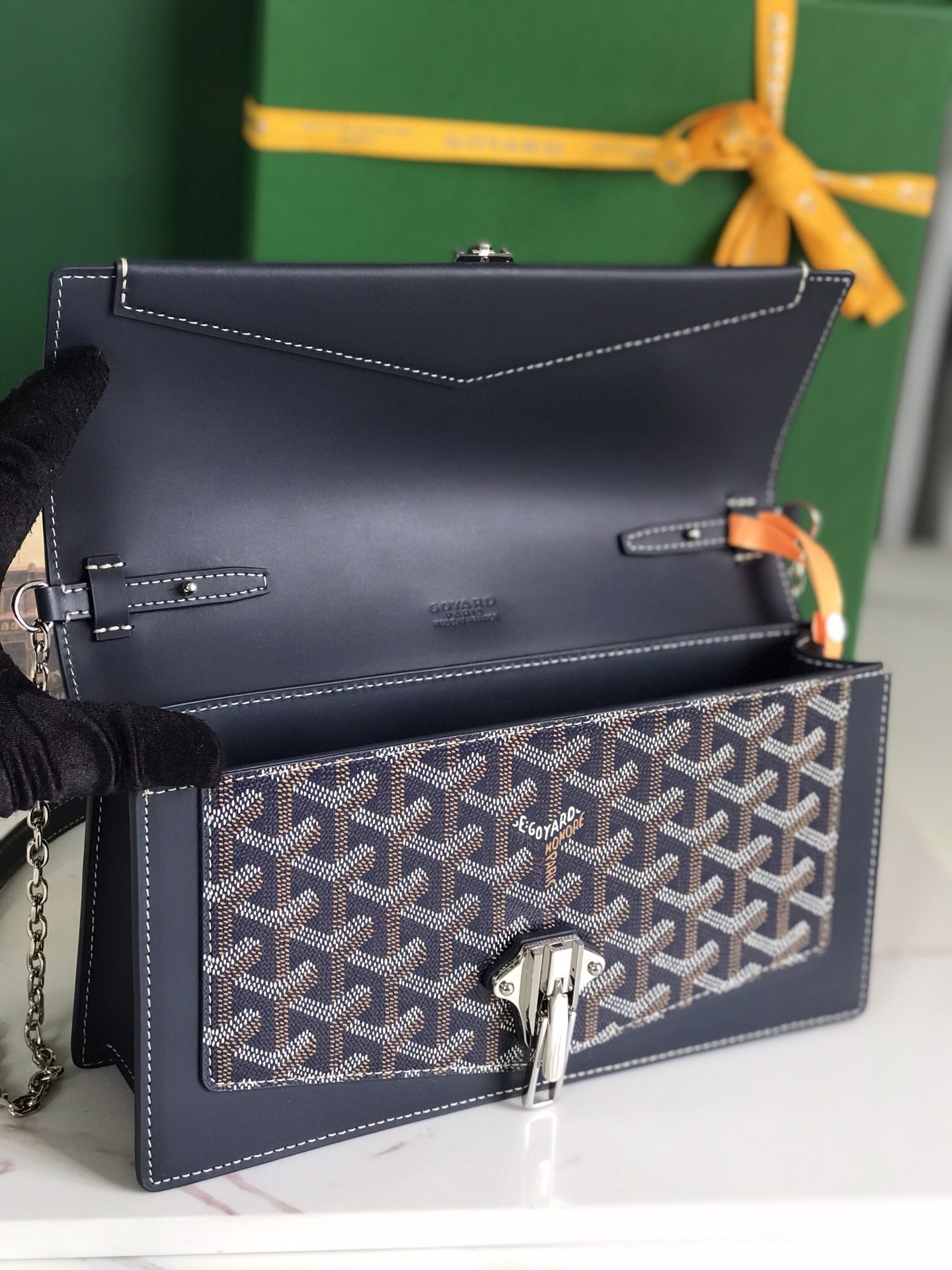 Goyard Duchesse Marie-Caroline Bag blue navy