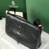 Goyard Jet Black Capetien MM Messenger Bag