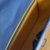 Goyard Goyardine Navy Belvedere PM Palladium Hardware