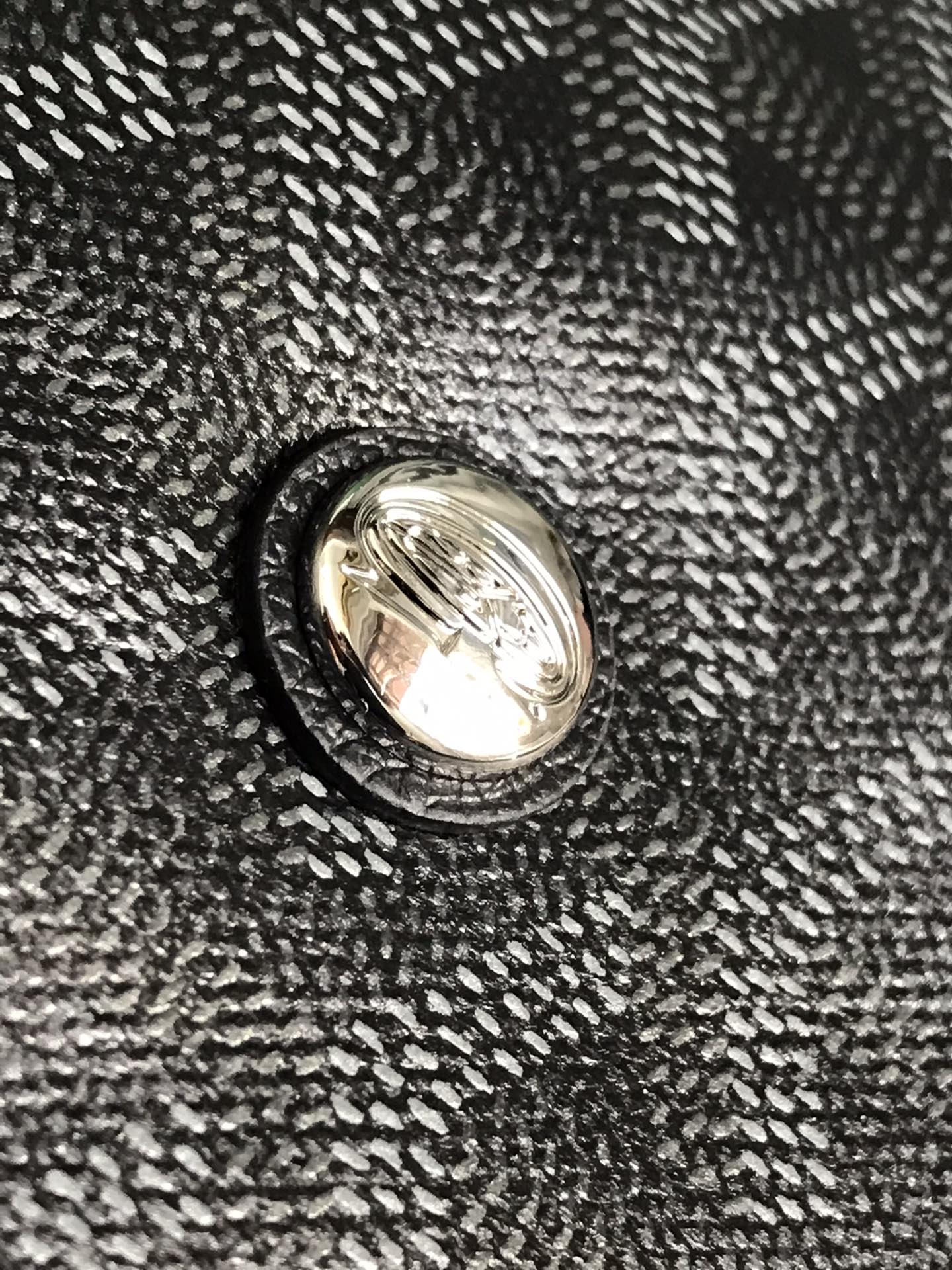 Goyard Jet Black Capetien MM Messenger Bag