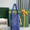 Goyard Saint Jeanne Bag Coated Canvas MM Blue