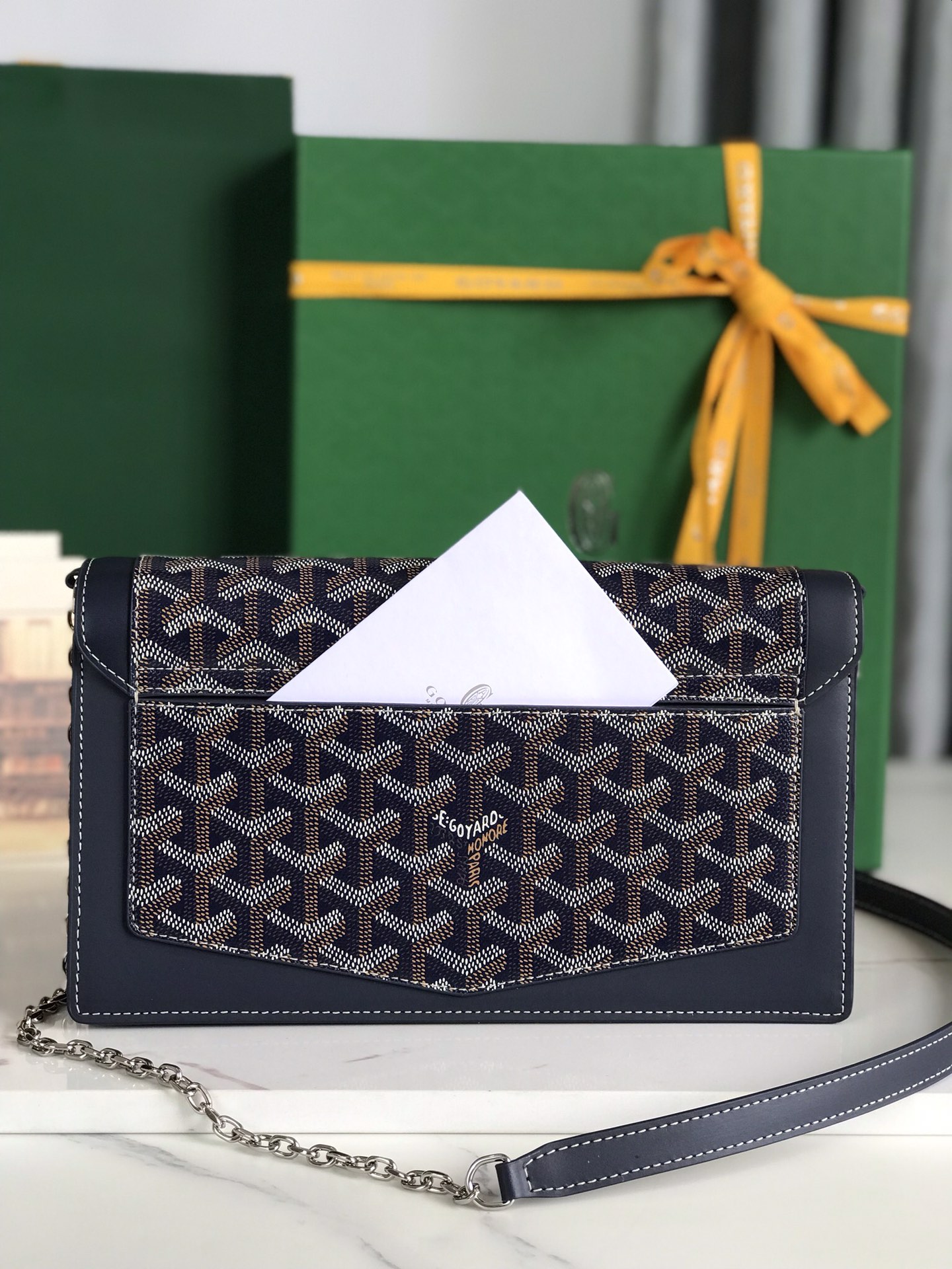 Goyard Duchesse Marie-Caroline Bag blue navy