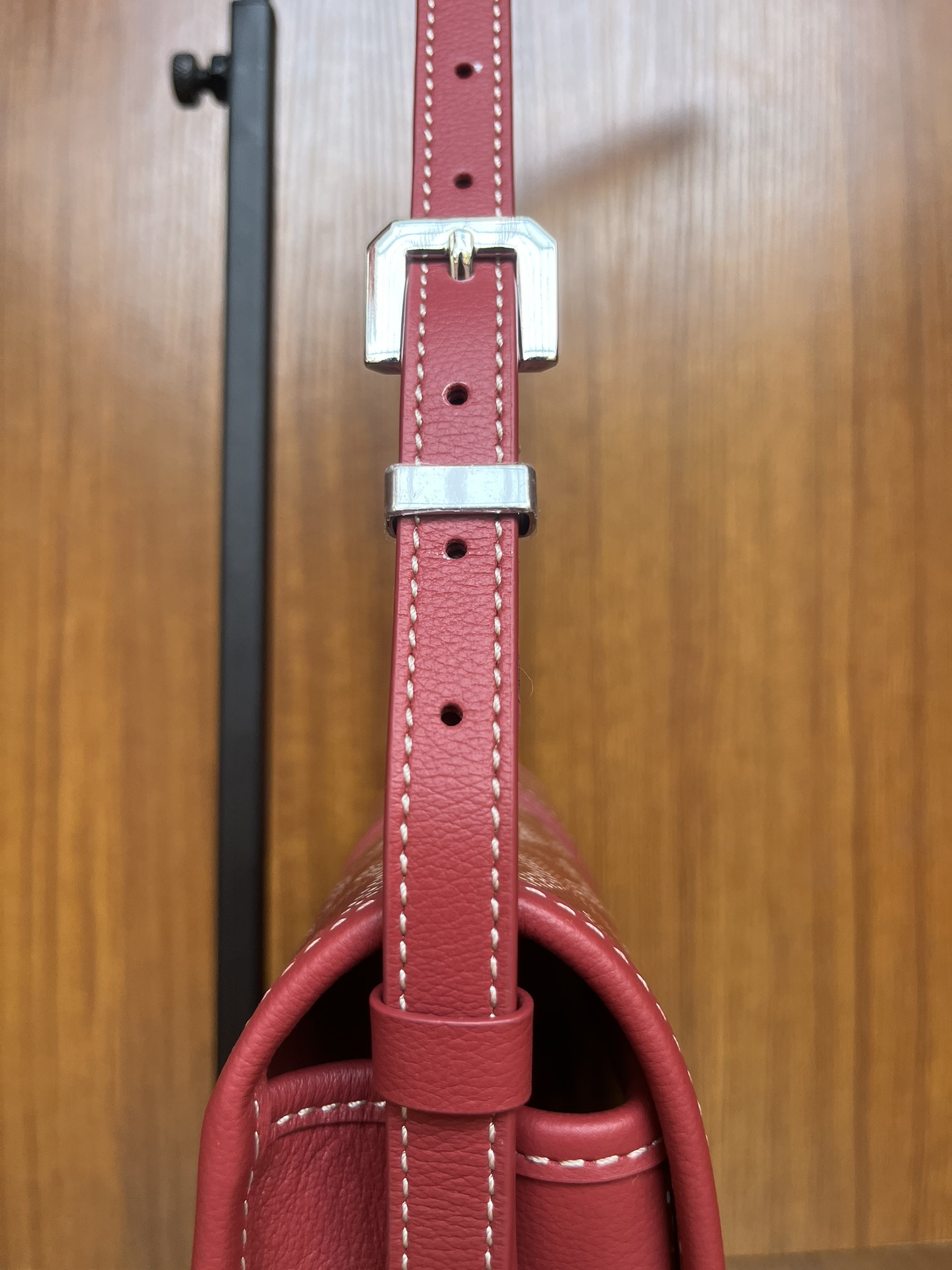 GOYARD Goyardine Belvedere II PM Messenger Bag Red 147493