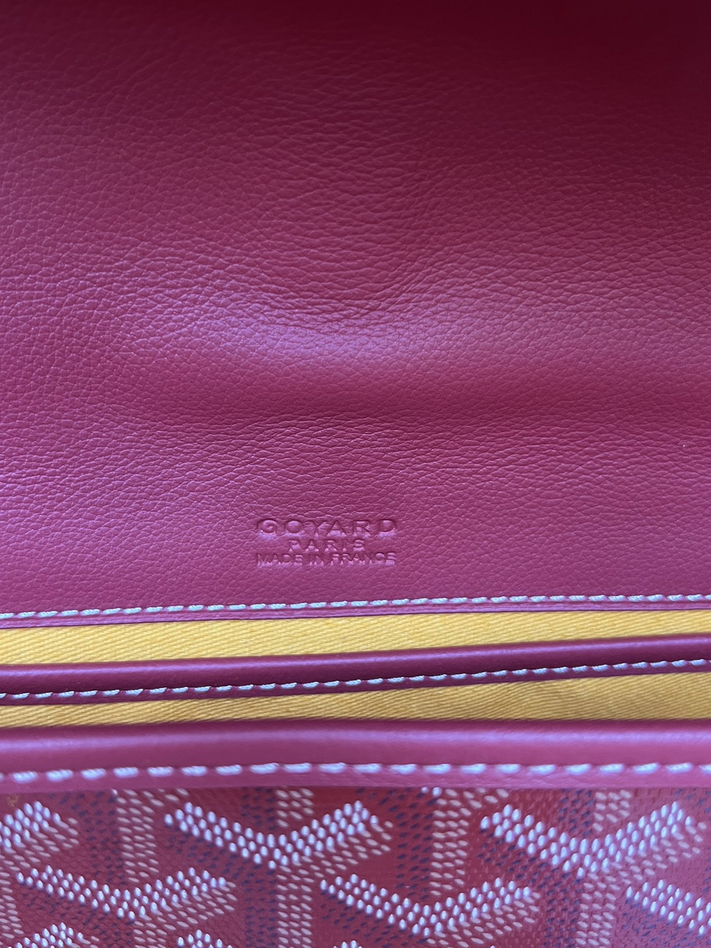 GOYARD Goyardine Belvedere II PM Messenger Bag Red 147493