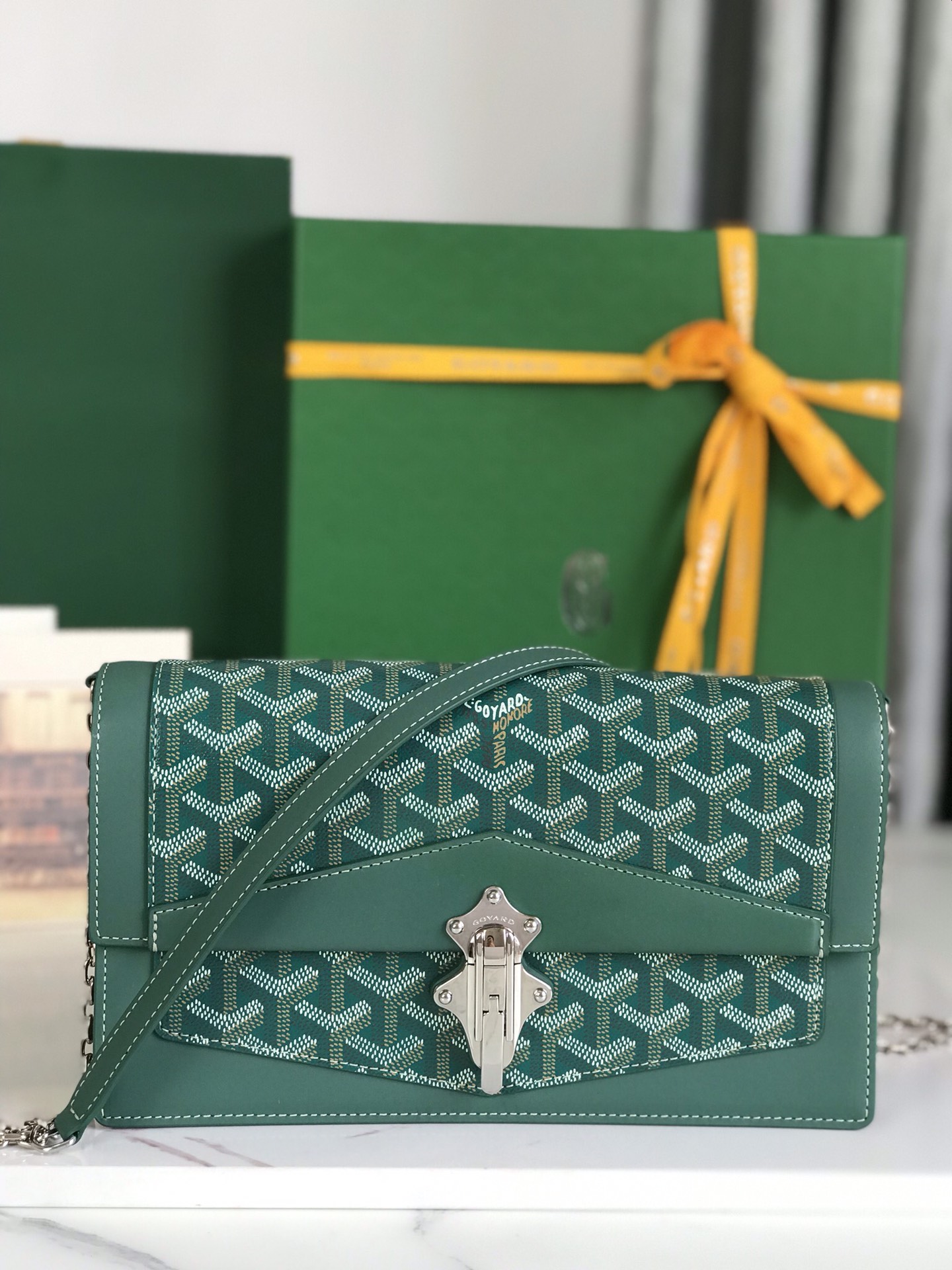 Goyard Duchesse Marie-Caroline Bag in green