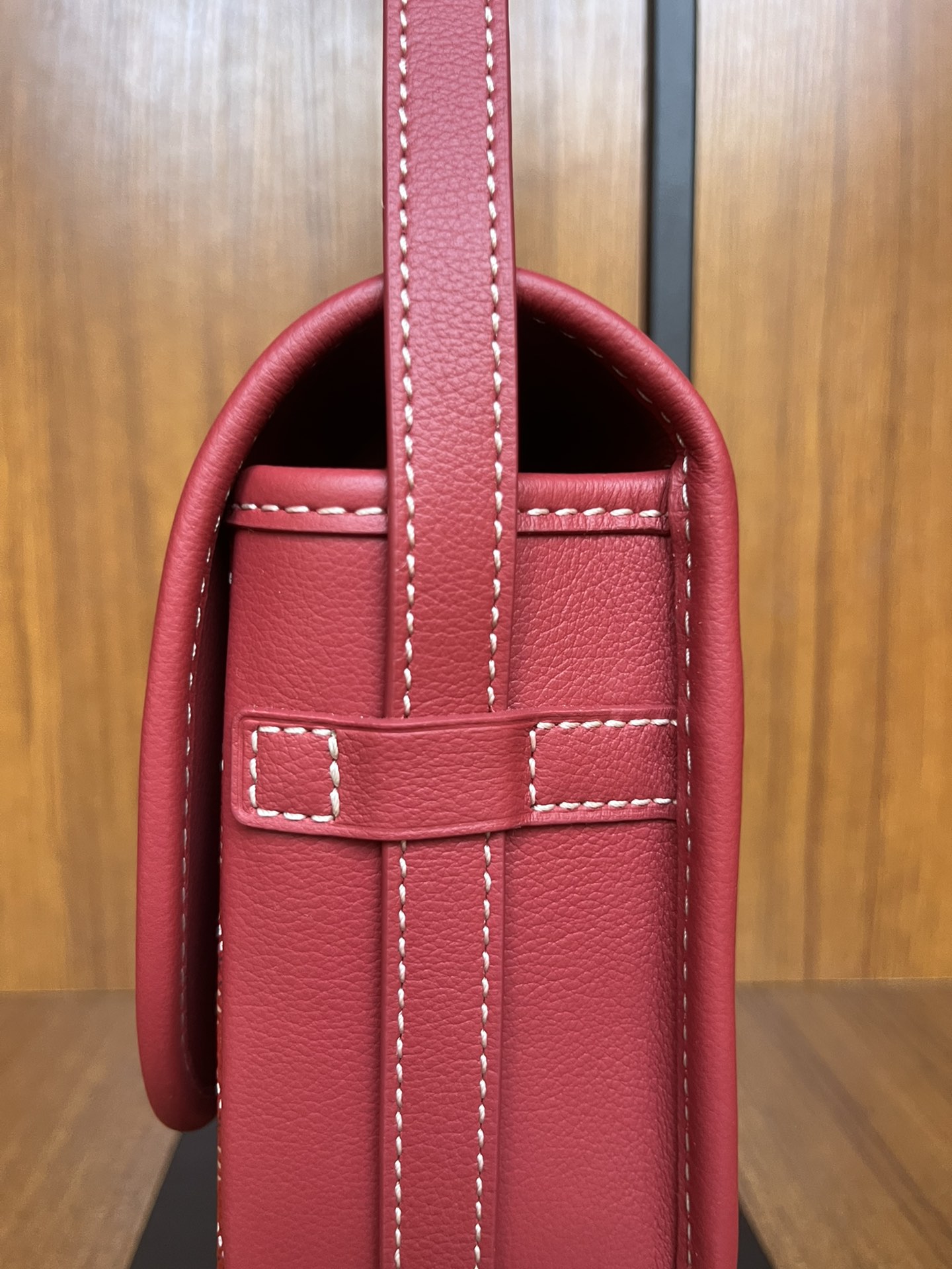 GOYARD Goyardine Belvedere II PM Messenger Bag Red 147493
