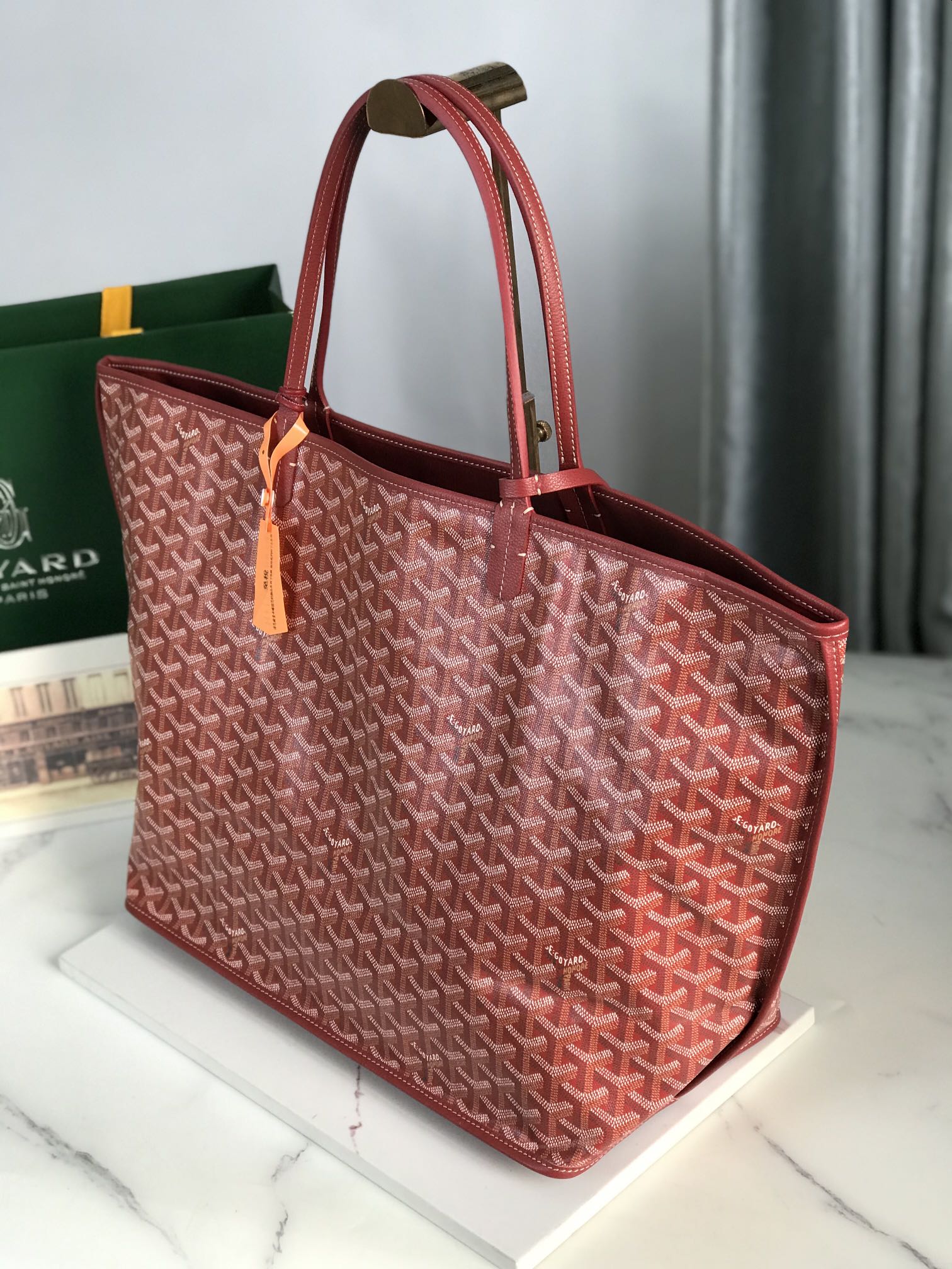 Goyard Pre-Loved Artois GM bag for Women - Red in