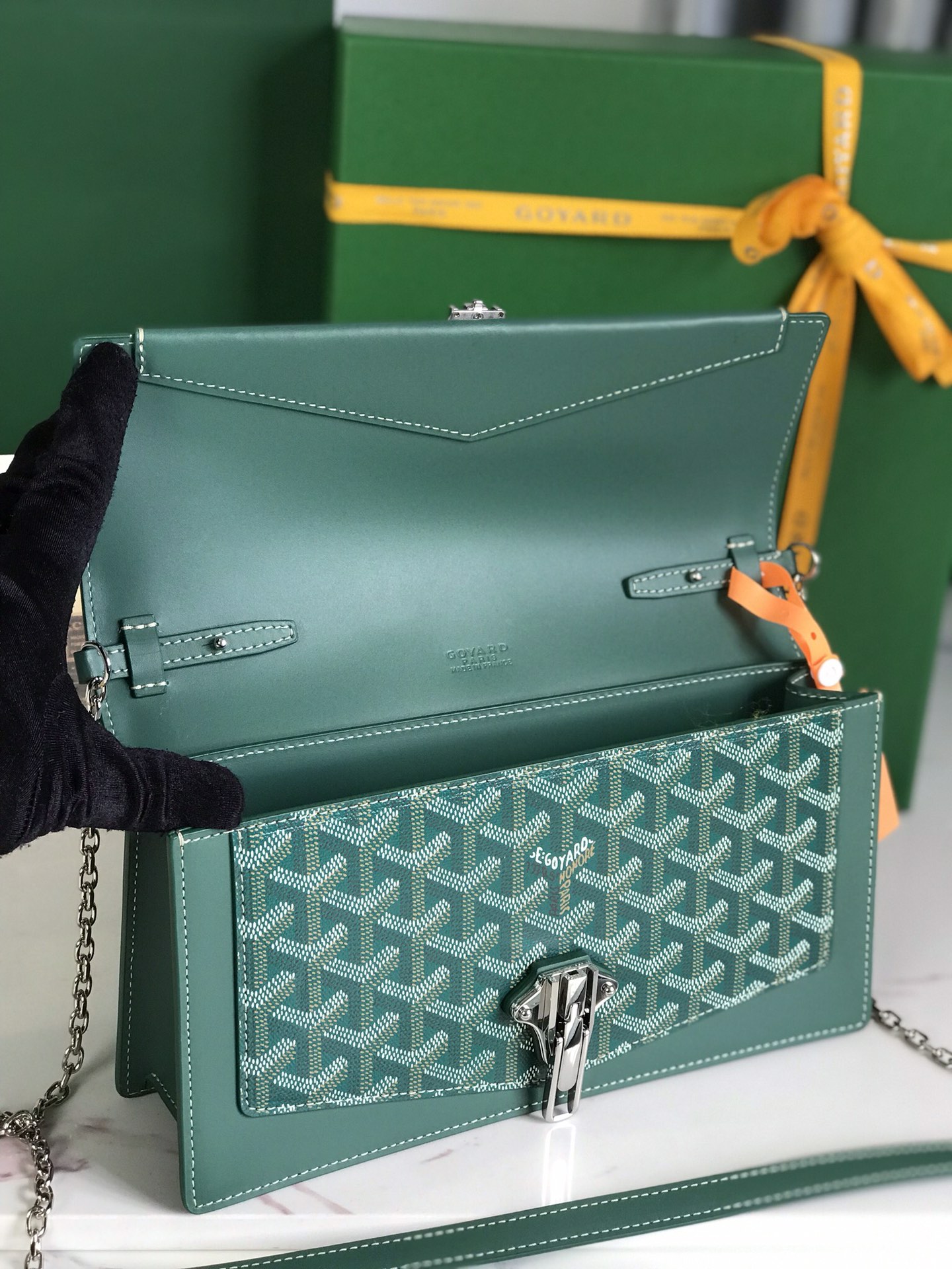 Goyard Duchesse Marie-Caroline Bag in green