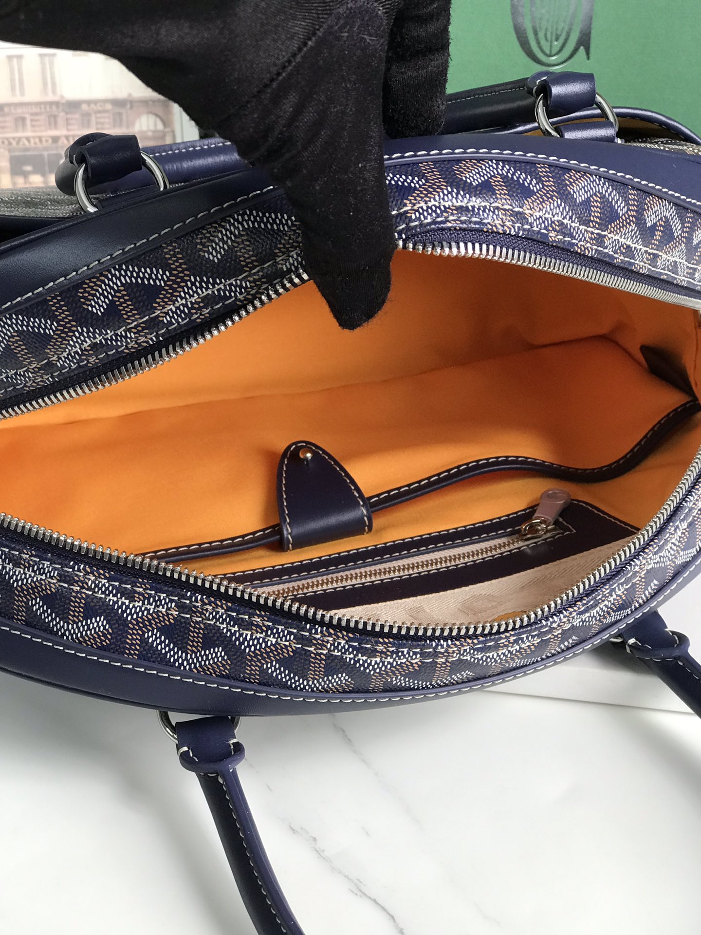 Goyard St Jeanne tote bag designed by Mathilda May