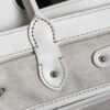 Goyard Saigon Tote White Goyardine Canvas Palladium ...