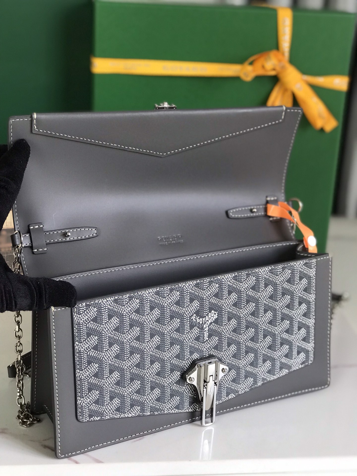 Goyard Duchesse Marie-Caroline Bag in gray