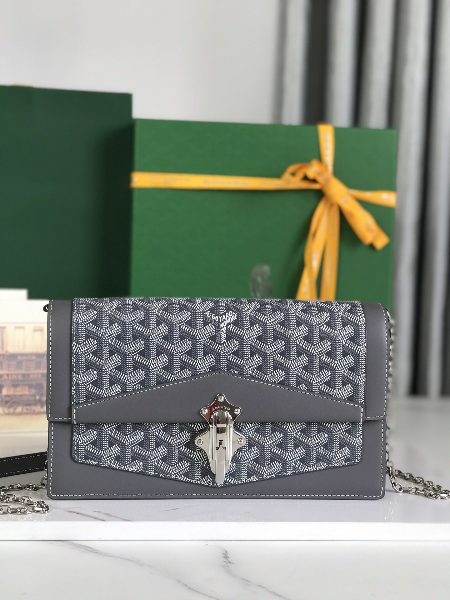Goyard Duchesse Marie-Caroline Bag in gray