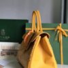 Goyard Saigon Tote Yellow Goyardine Canvas Palladium