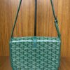 GOYARD Goyardine Belvedere II PM Messenger Bag Green