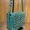 GOYARD Goyardine Belvedere II PM Messenger Bag Green