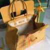 Goyard Saigon Tote Yellow Goyardine Canvas Palladium