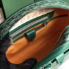 Goyard St. Jeanne MM Handbag Gray PVC Canvas Green