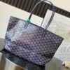 GOYARD Saint Louis PM Tote Bag Pouch Navy Marine