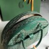 Goyard St. Jeanne MM Handbag Gray PVC Canvas Green