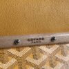 Goyard Saigon Tote Yellow Goyardine Canvas Palladium