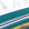 Goyard St. Jeanne MM Handbag Gray PVC Canvas Green